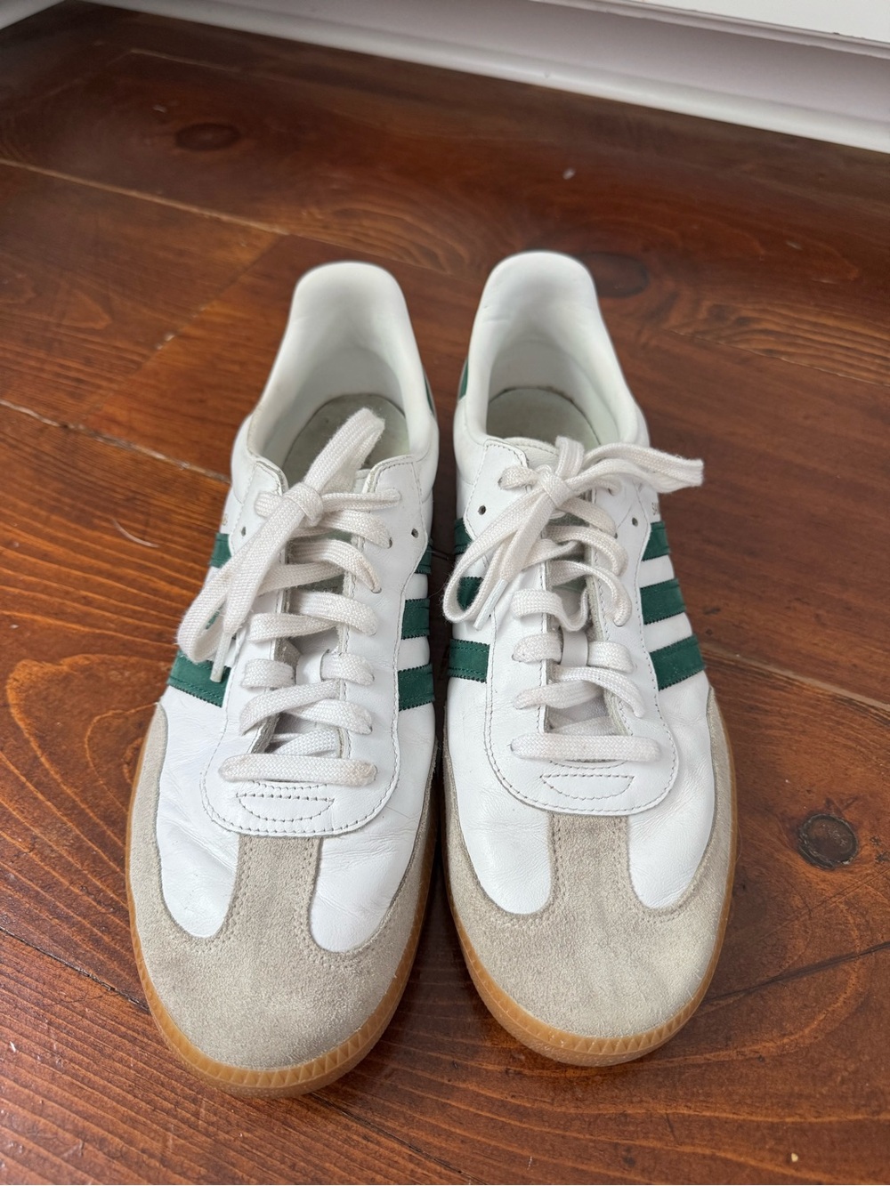adidas Samba OG Collegiate Green Stripes and Gum Sole. Size 14 - Picture 3 of 10